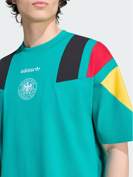 adidas adidas Koszulka techniczna 169118 Zielony Loose Fit