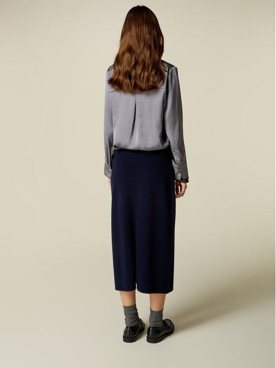 Oltre Oltre Gonna midi 1603E000053N034 Blu Regular Fit