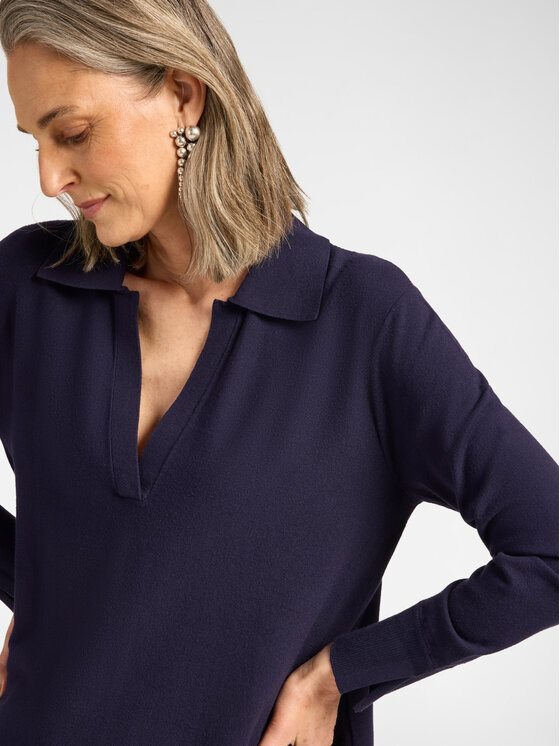 Elena Mirò Elena Mirò Maglione M023Z000783N0H4 Blu Over Fit