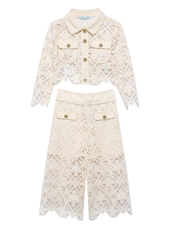 Abel & Lula Garnitur 5288 Beżowy Regular Fit