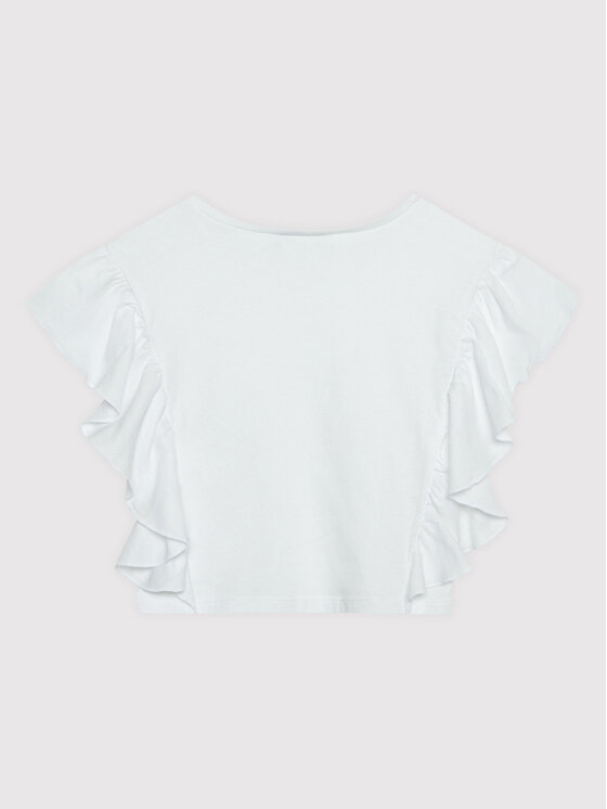 United Colors Of Benetton United Colors Of Benetton Μπλουζάκι 3F4JCH001 Λευκό Regular Fit