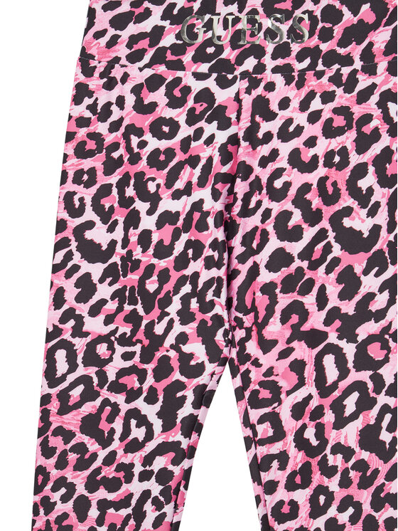 Guess Guess Leggings J5YB00 MC01P Rózsaszín Slim Fit