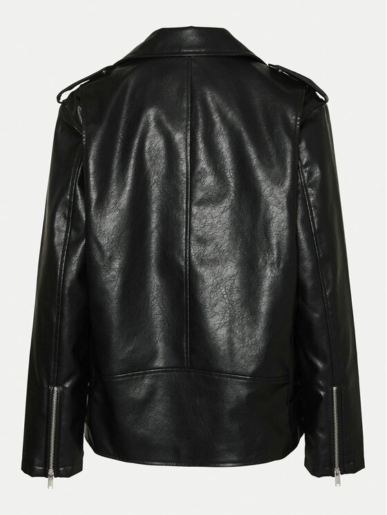 Vero Moda Vero Moda Куртка зі штучної шкіри Ramon 10311337 Чорний Loose Fit