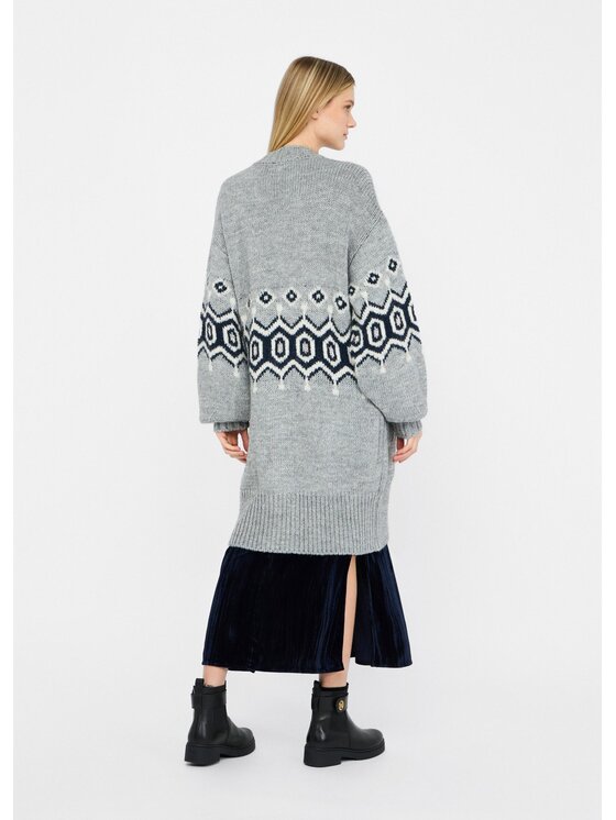 Liu Jo Liu Jo Cardigan CF5178MA657C3770 Grigio Regular Fit