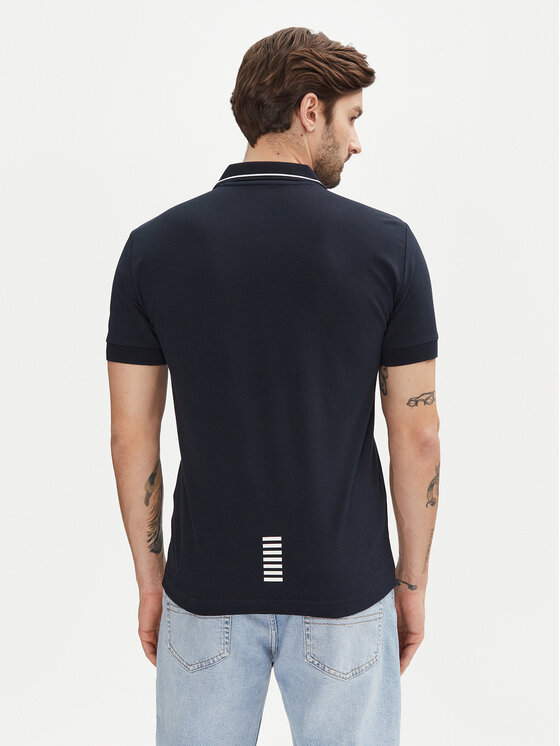 EA7 Emporio Armani EA7 Emporio Armani Pólóing 8NPF16 PJVUZ 1562 Sötétkék Slim Fit