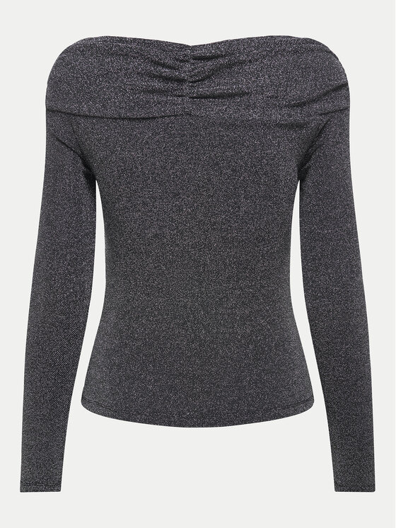 ONLY ONLY Блуза Queen 15331413 Сив Slim Fit
