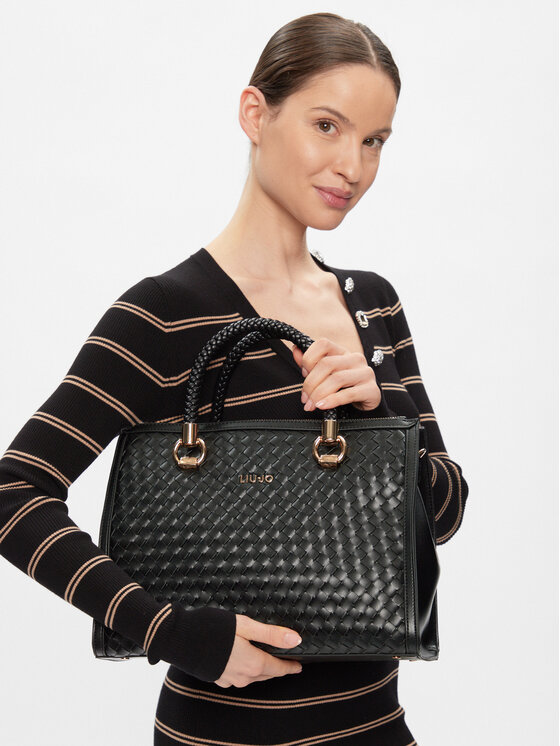 Liu Jo Liu Jo Сумка Ecs M Satchel Dou AA4080 E0513 Чорний