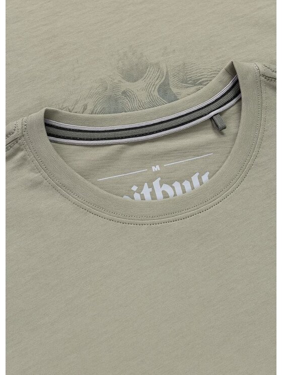 PITBULL PITBULL T-Shirt GUARDIAN ANGEL Zielony Regular Fit