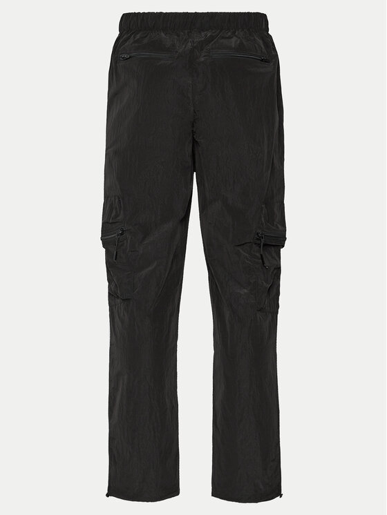 Rains Rains Hlače iz tkanine Kano Pants Regular 19200 Črna Regular Fit