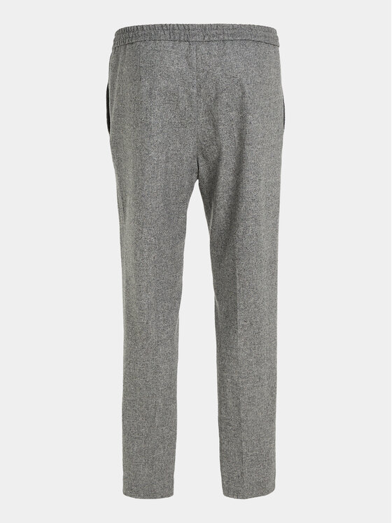 Calvin Klein Calvin Klein Hlače iz tkanine K10K111713 Siva Tapered Fit