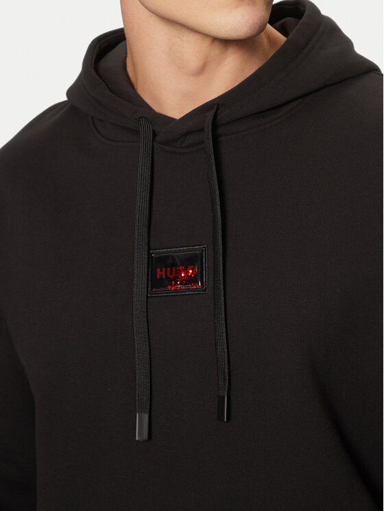HUGO HUGO Bluza Dugojellow 50524318 Czarny Regular Fit