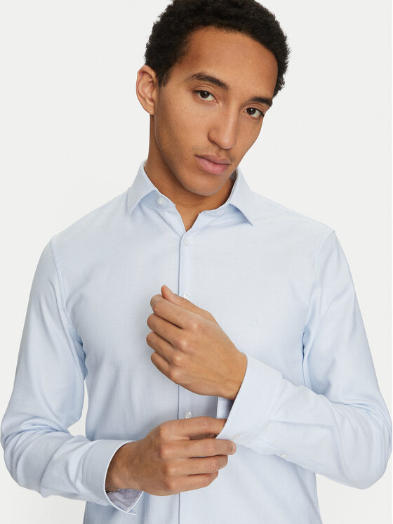 Calvin Klein Calvin Klein Koszula K10K114302 Błękitny Slim Fit