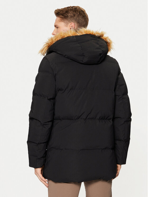 Guess Guess Pehelykabát M4BL53 WG7X2 Fekete Regular Fit