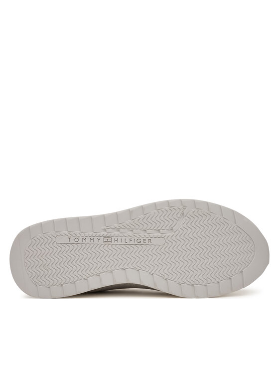 Tommy Hilfiger Tommy Hilfiger Сникърси Th Retro Runner FW0FW09690 Светлосив