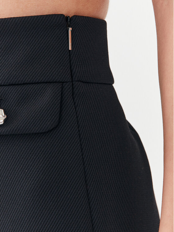 BOSS Boss Hlače iz tkanine Tubeka 50500030 Črna Slim Fit