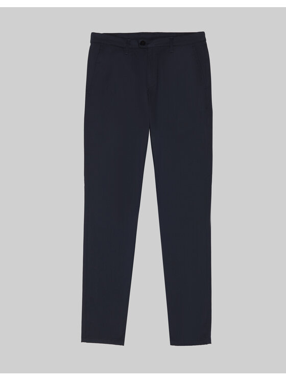 Borgio Borgio Spodnie materiałowe altino Granatowy Slim Fit