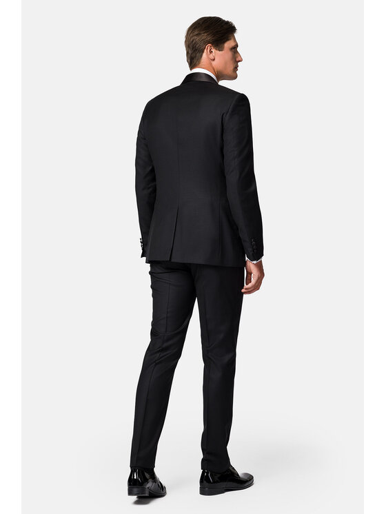 Lancerto Lancerto Garnitur Oklahoma GA073123000014 Czarny Slim Fit