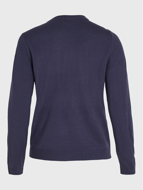 Vila Vila Sweater Cupid 14081817 Sötétkék Regular Fit