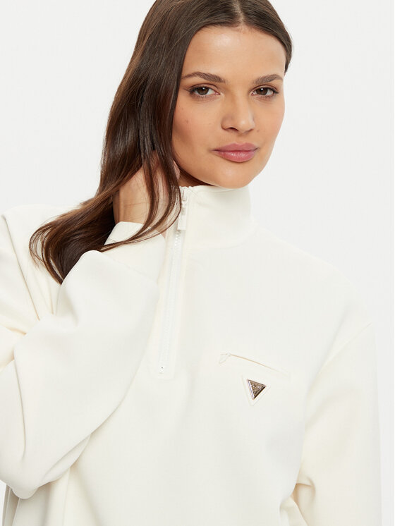 Guess Guess Суитшърт V5RQ10 KCAY2 Екрю Regular Fit