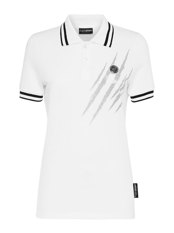 Plein Sport Plein Sport Polo 1729 Biały Regular Fit
