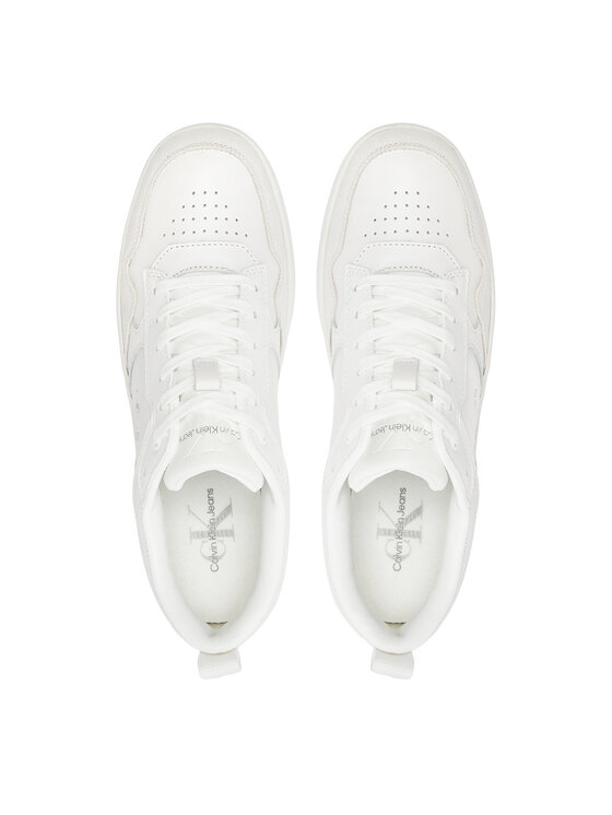 Calvin Klein Jeans Calvin Klein Jeans Sneakers Basket Cupsole Low Lth Ml YM0YM00574 Bianco