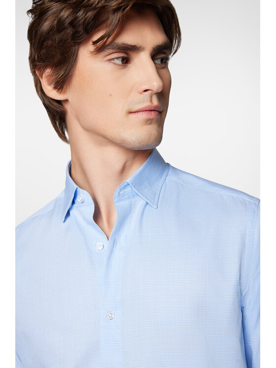 Próchnik Próchnik Koszula PM55 KO073224000052 Niebieski Slim Fit