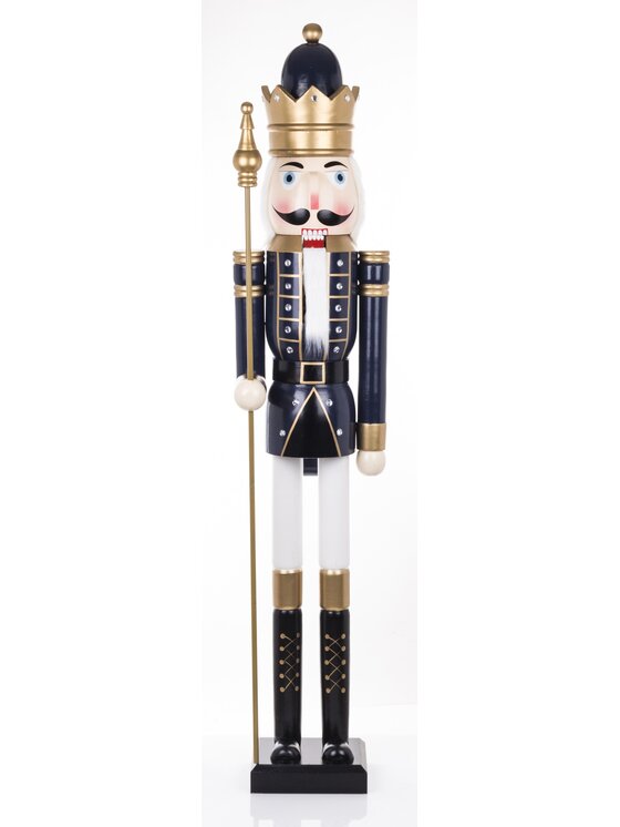 Figurka MIAhome, drewno 181 cm granatowy