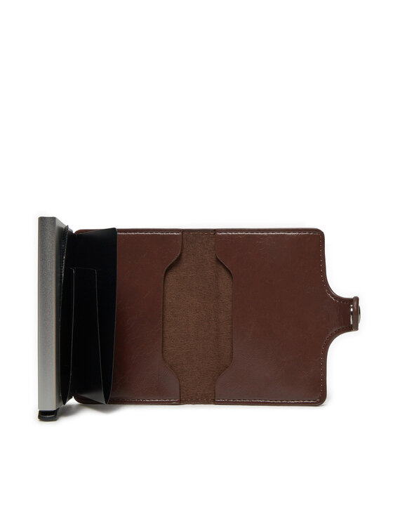 Semi Line Semi Line Etui na karty kredytowe P8296-3 Brązowy