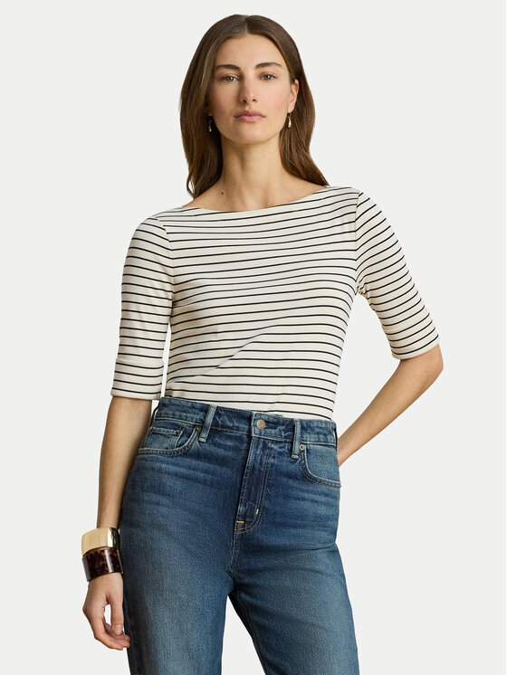 LAUREN RALPH LAUREN Bluză Judy 200P13919004 Crem Regular Fit