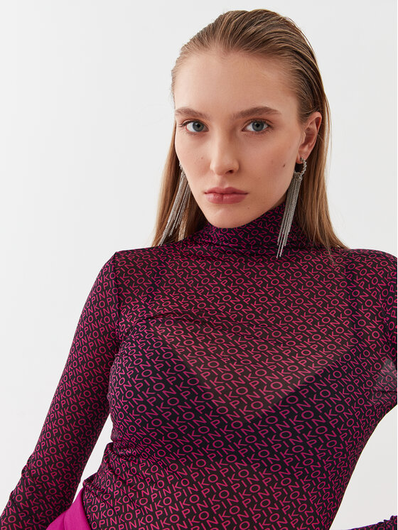 PINKO PINKO Bluza Lamu 101813 A13G Roza Slim Fit