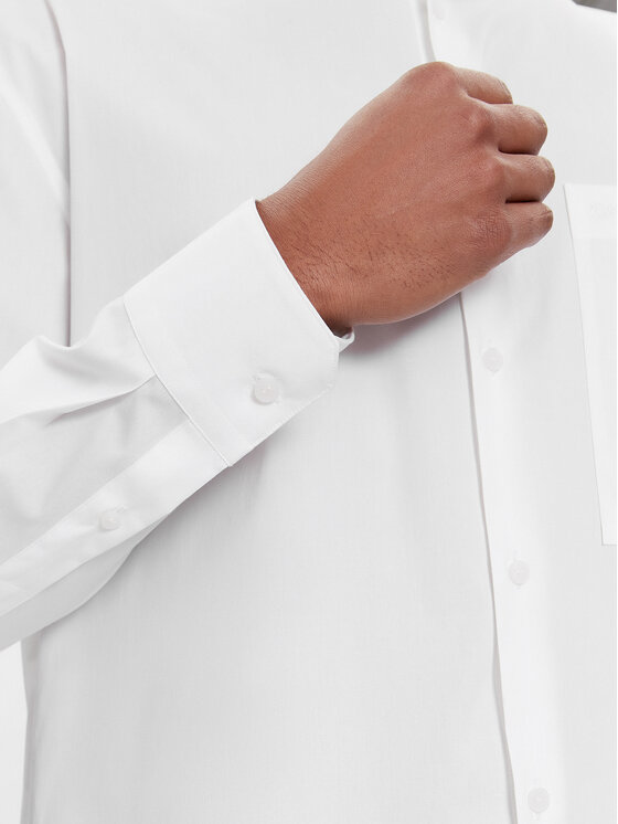 Calvin Klein Calvin Klein Koszula Modern K10K111736 Biały Slim Fit