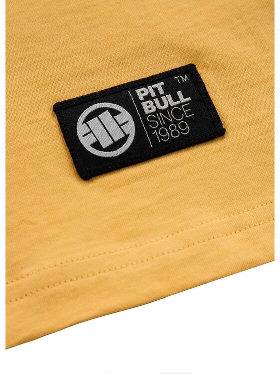 PITBULL PITBULL T-Shirt Koszulka Żółty Regular Fit