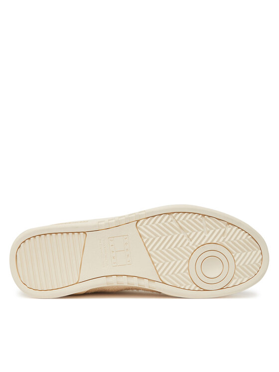 Tommy Jeans Tommy Jeans Laisvalaikio batai Tjm Cupsole Suede EM0EM01568 Écru