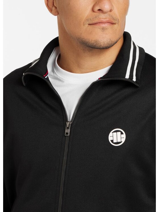 PITBULL PITBULL Bluza Oldschool Small Logo Czarny Regular Fit