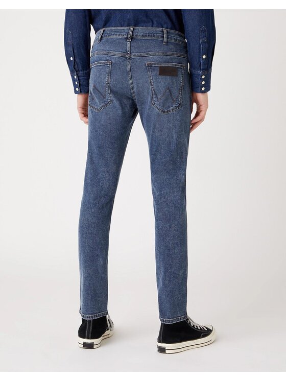Wrangler Wrangler Jeansy BRYSON Niebieski Skinny Fit
