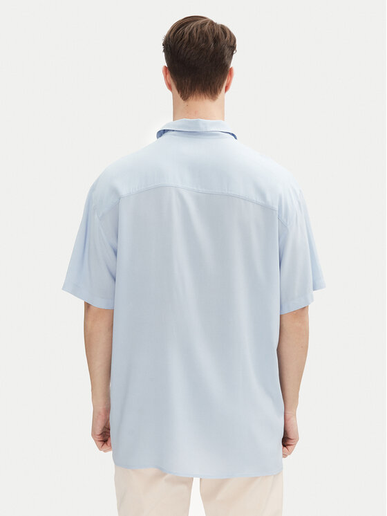 Jack & Jones Jack & Jones Koszula Joshua 12271078 Błękitny Relaxed Fit
