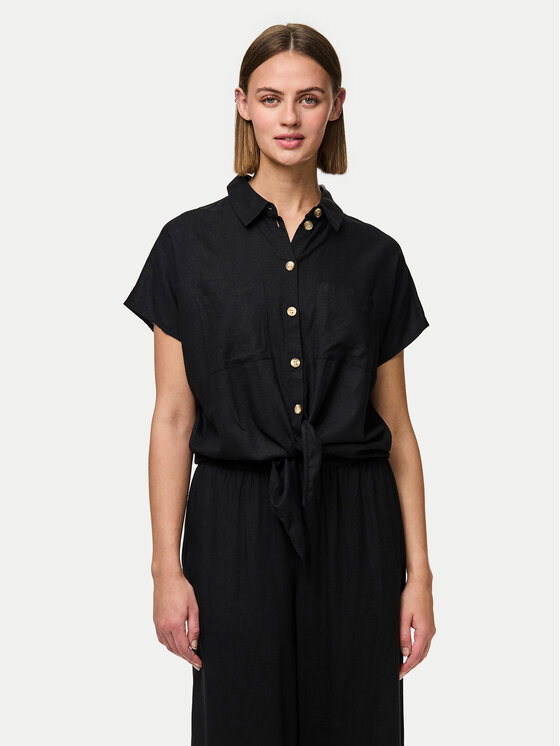 Pieces Pieces Camicia Pia 17154736 Nero Regular Fit