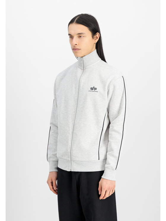 Alpha Industries Alpha Industries Kurtka outdoor Track Suit Small Logo Jacket Szary Regular Fit
