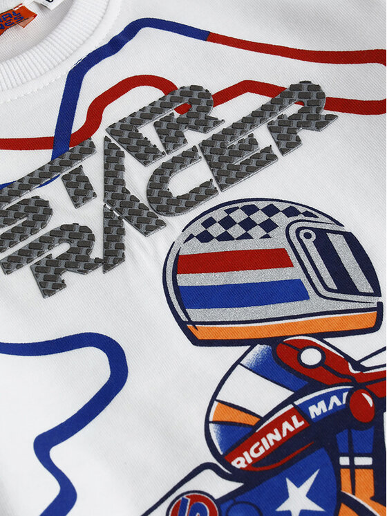 Original Marines Original Marines Marškinėliai DDP0242NM Balta Regular Fit