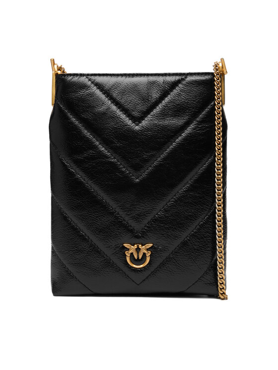 PINKO PINKO Geantă Flat Satchel AI 25-26 PCPL 105352 A2W2 Negru