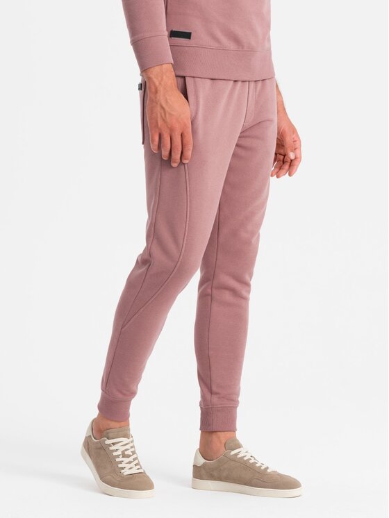 Ombre Ombre Komplet dresowy Z84 Różowy Regular Fit