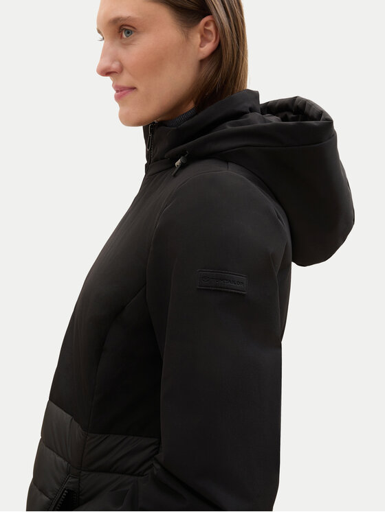 Tom Tailor Tom Tailor Parka 1041491 Črna Regular Fit