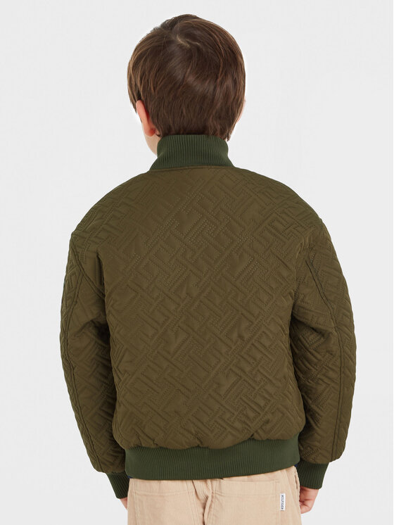 Tommy Hilfiger Tommy Hilfiger Яке бомбър KB0KB08565 Зелен Regular Fit