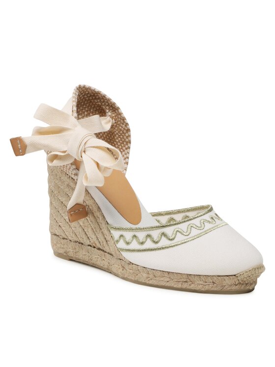 Castañer Espadrile Cirita/8/001 023049-200 Alb 023049-200 imagine noua