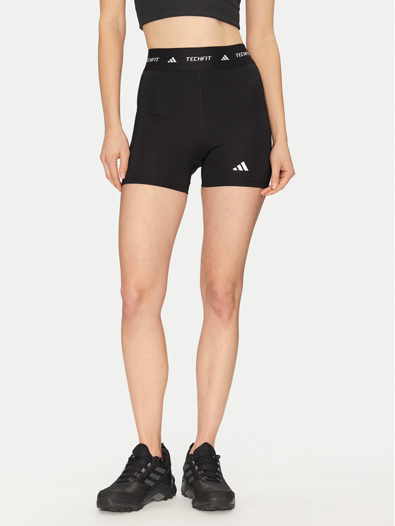 adidas Športové kraťasy TECHFIT Compression IT2275 Čierna Slim Fit