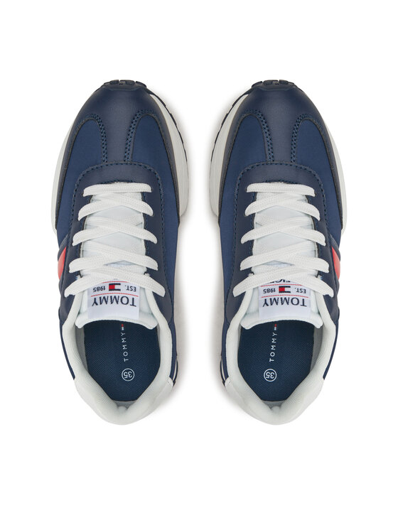 Tommy Hilfiger Tommy Hilfiger Sneakersy T3X9-33877-1695X007 S Granatowy