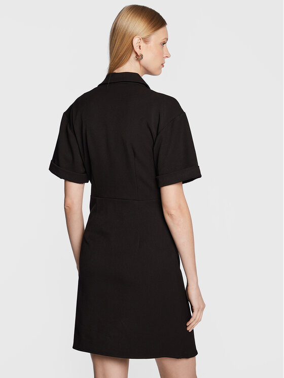 Moss Copenhagen Moss Copenhagen Haljina za svaki dan Lagina Tekla 17114 Crna Regular Fit