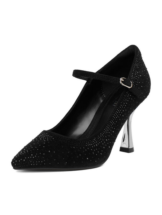 Nine West Nine West Pantofi cu toc subțire CEO-LP90858-296 Negru