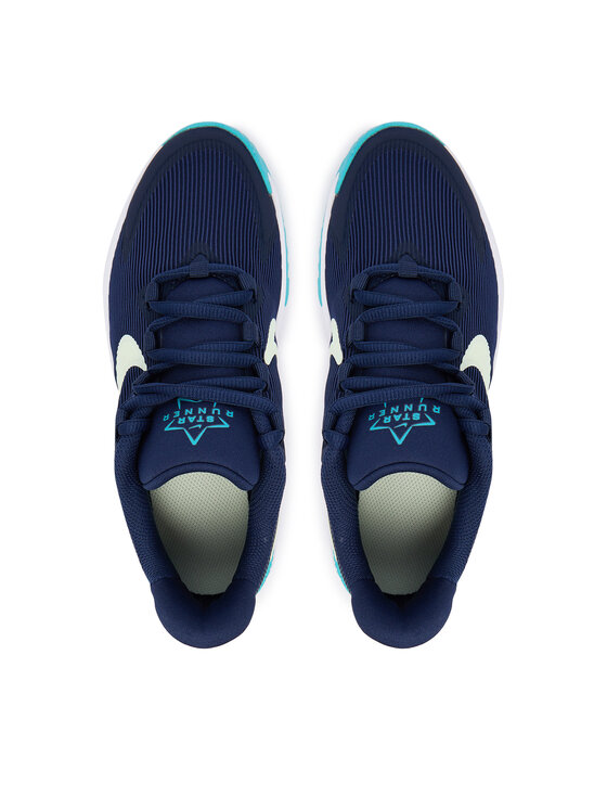 Nike Nike Bežecké topánky Star Runner 4 Nn (GS) DX7615 409 Tmavomodrá