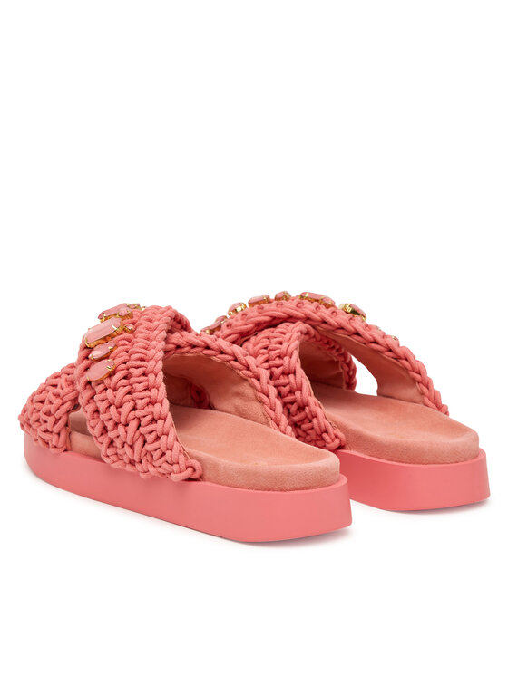 Inuikii Inuikii Παντόφλες Woven Stones 1004.003.0073 Σκούρο ροζ